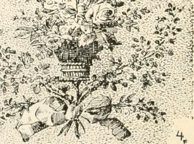 An illustration from Styles of ornament, exhibited in designs, and arranged in historical order, with descriptive text. A handbook for architects, designers, painters, sculptors, wood-carvers, chasers, modellers, cabinet-makers and artistic locksmiths as well as also for technical schools, libraries and private study, 1910, leaf 527