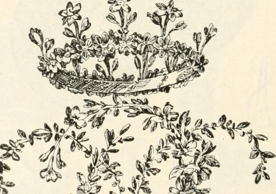 An illustration from Styles of ornament, exhibited in designs, and arranged in historical order, with descriptive text. A handbook for architects, designers, painters, sculptors, wood-carvers, chasers, modellers, cabinet-makers and artistic locksmiths as well as also for technical schools, libraries and private study, 1910, leaf 569