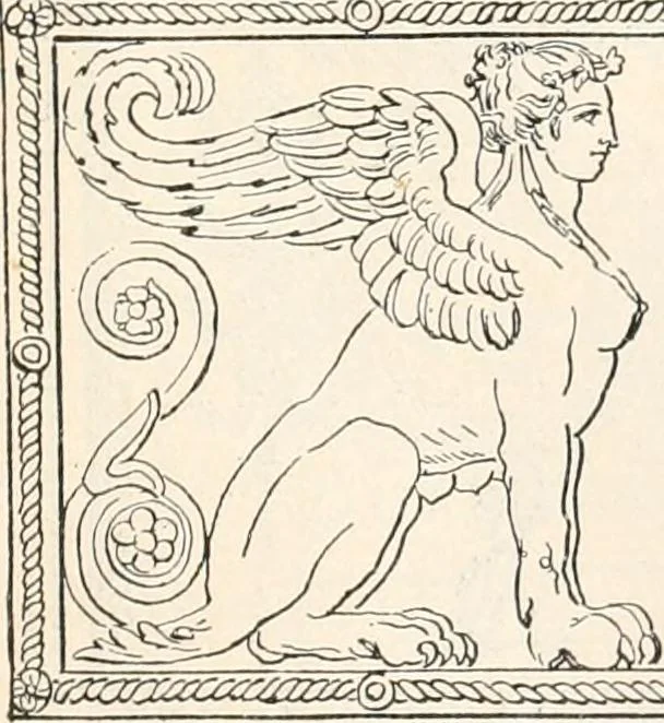 An illustration from Styles of ornament, exhibited in designs, and arranged in historical order, with descriptive text. A handbook for architects, designers, painters, sculptors, wood-carvers, chasers, modellers, cabinet-makers and artistic locksmiths as well as also for technical schools, libraries and private study, 1910, leaf 604