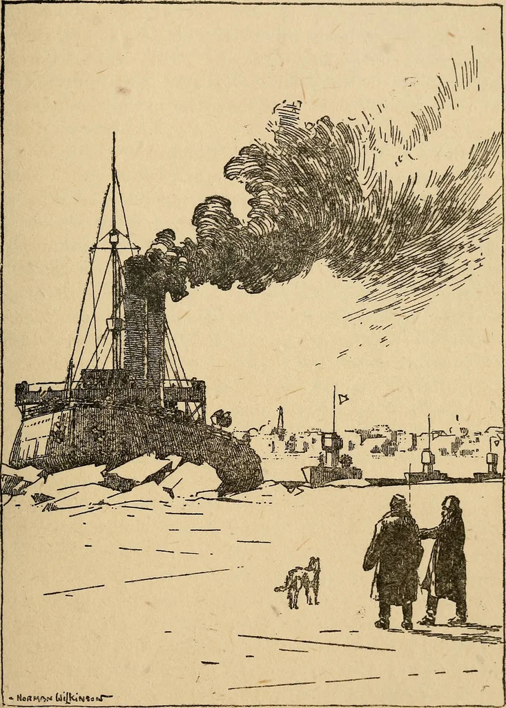 An illustration from Submarine and anti-submarine, 1919, leaf 134