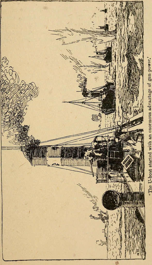 An illustration from Submarine and anti-submarine, 1919, leaf 212