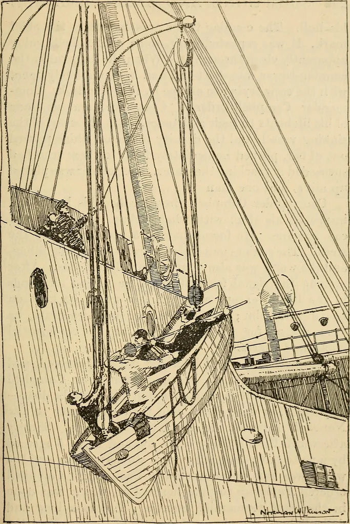 An illustration from Submarine and anti-submarine, 1919, leaf 254