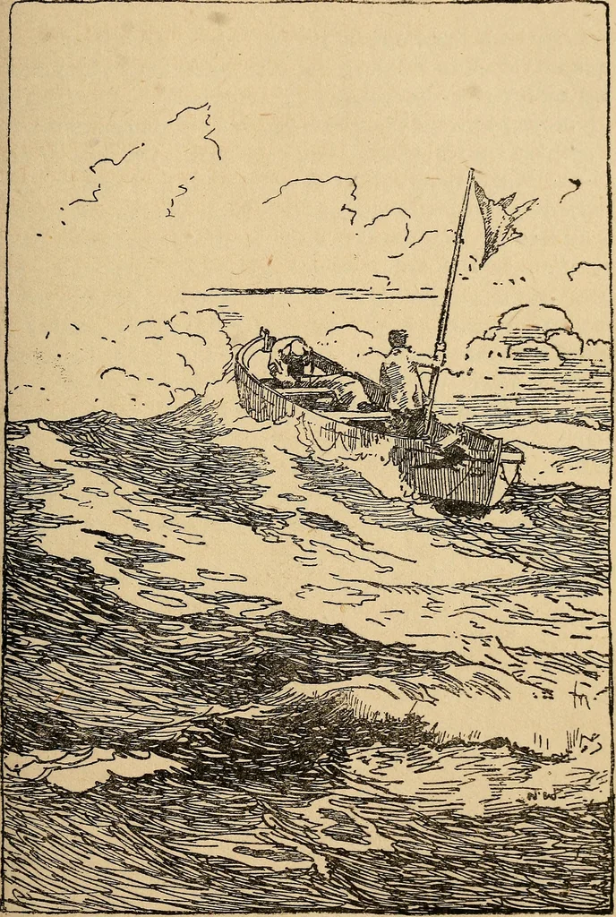 An illustration from Submarine and anti-submarine, 1919, leaf 88