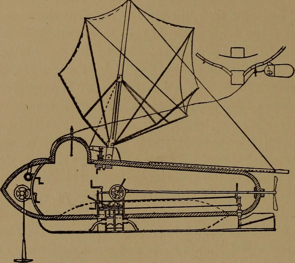 An illustration from The submarine in war and peace; its developments and its possibilities, 1918, leaf 123