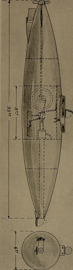 An illustration from The submarine in war and peace; its developments and its possibilities, 1918, leaf 138