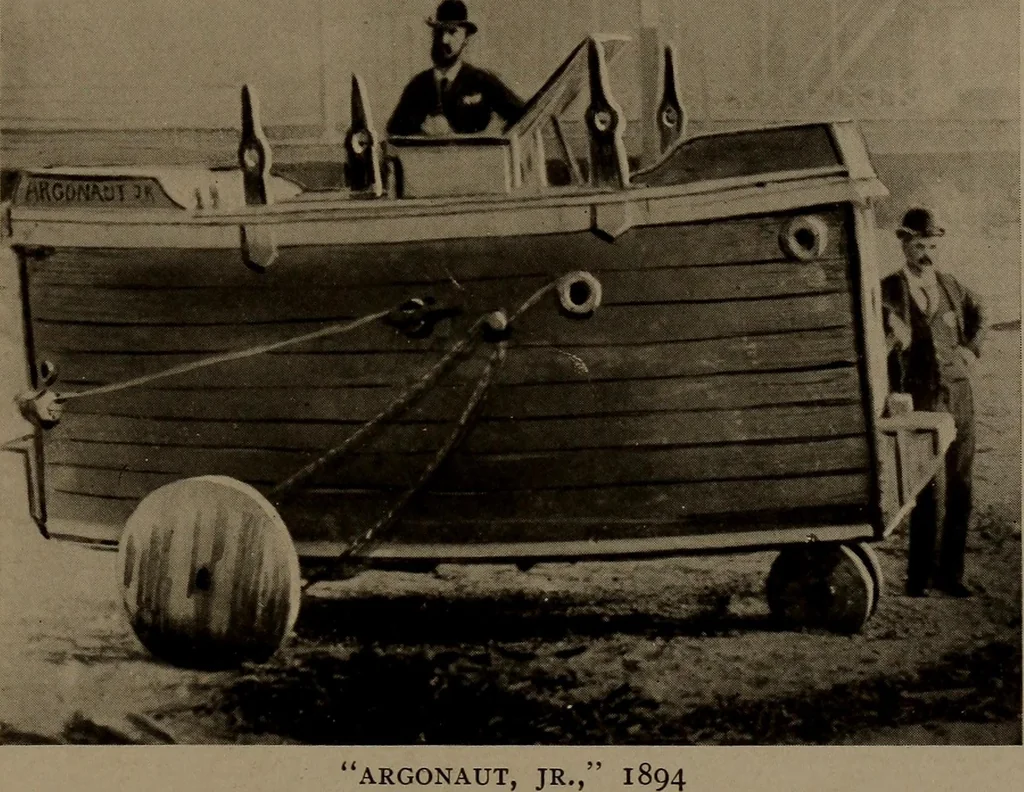 An illustration from The submarine in war and peace; its developments and its possibilities, 1918, leaf 172