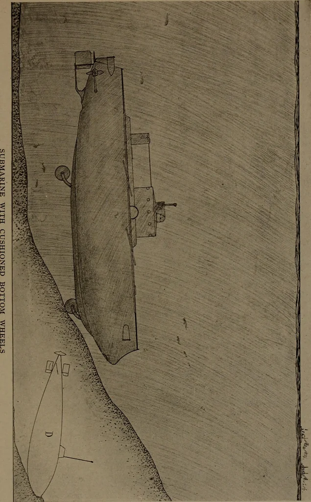 An illustration from The submarine in war and peace; its developments and its possibilities, 1918, leaf 230