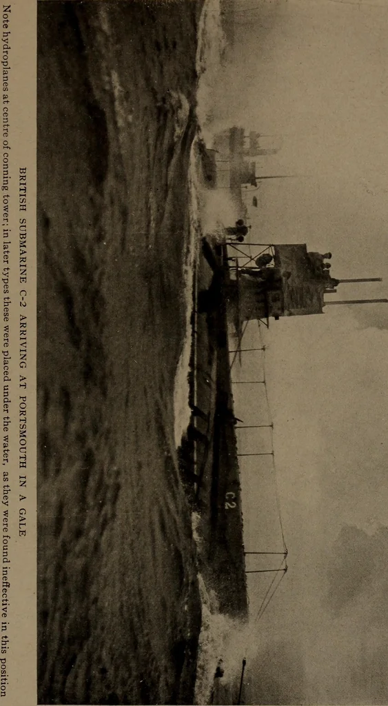 An illustration from The submarine in war and peace; its developments and its possibilities, 1918, leaf 300