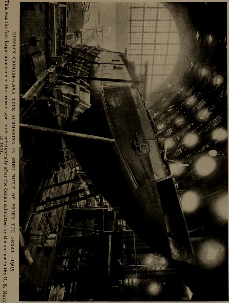 An illustration from The submarine in war and peace; its developments and its possibilities, 1918, leaf 310
