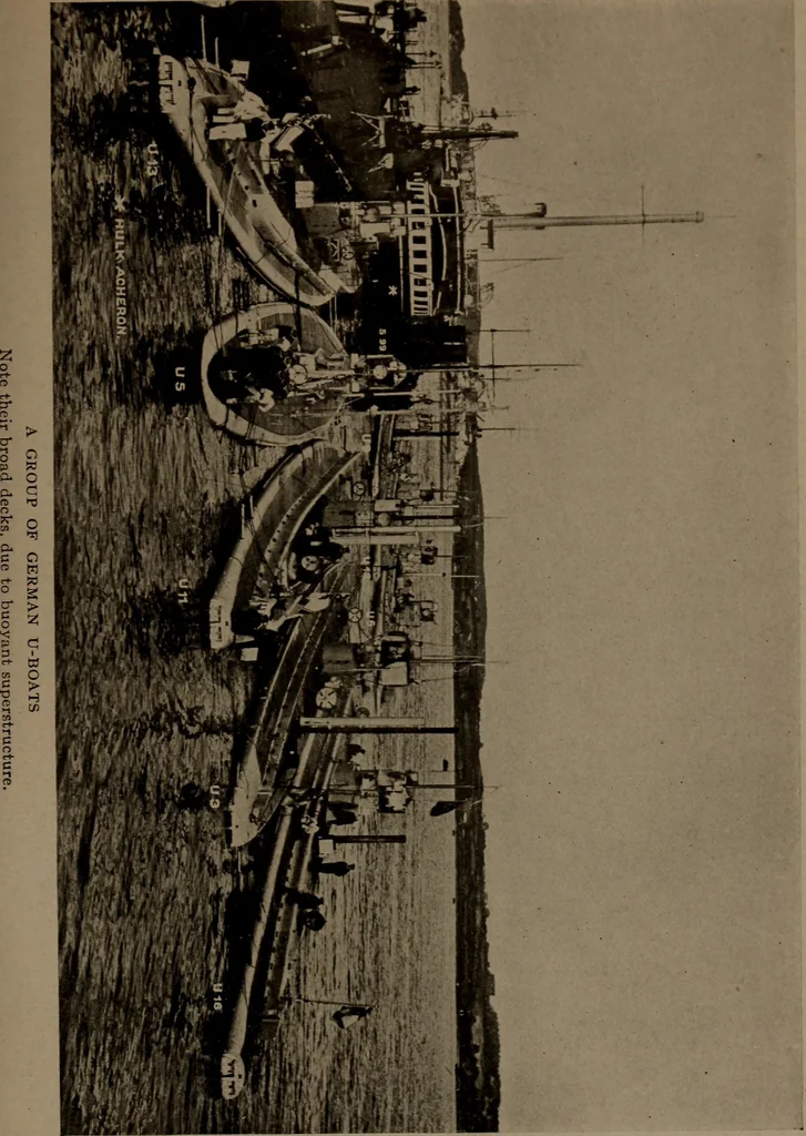 An illustration from The submarine in war and peace; its developments and its possibilities, 1918, leaf 314