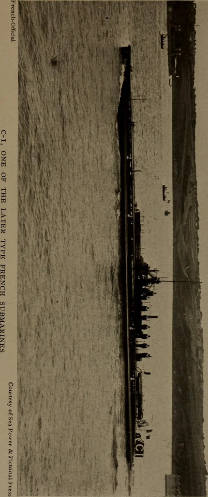 An illustration from The submarine in war and peace; its developments and its possibilities, 1918, leaf 328