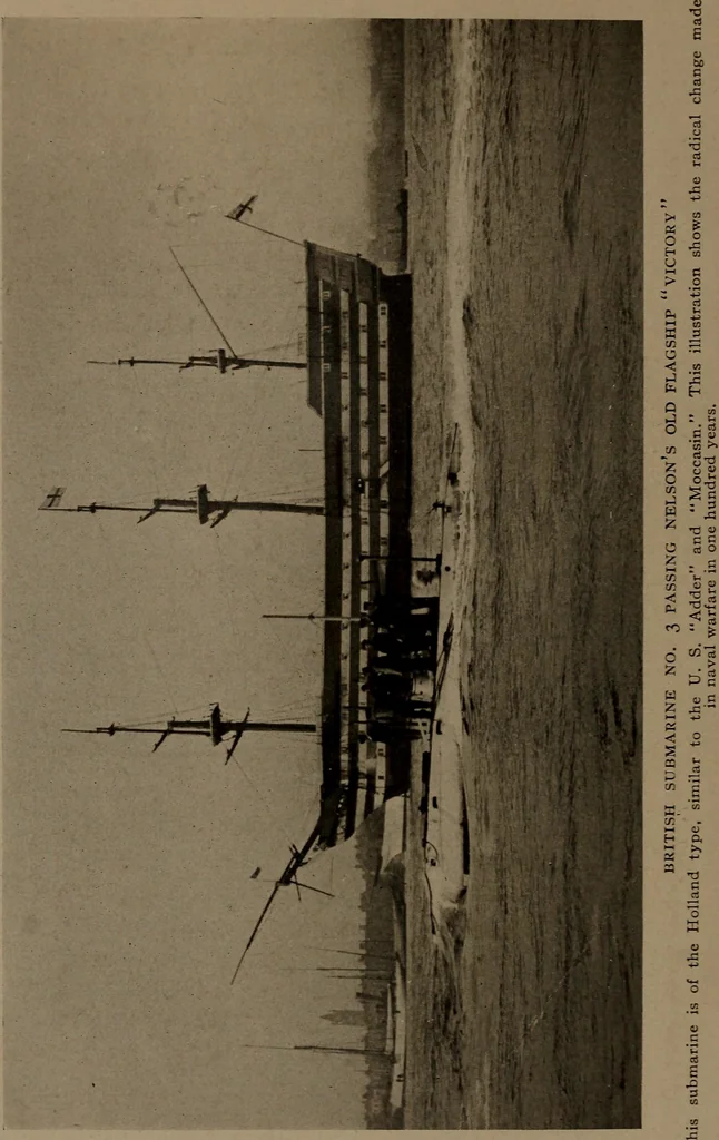 An illustration from The submarine in war and peace; its developments and its possibilities, 1918, leaf 345