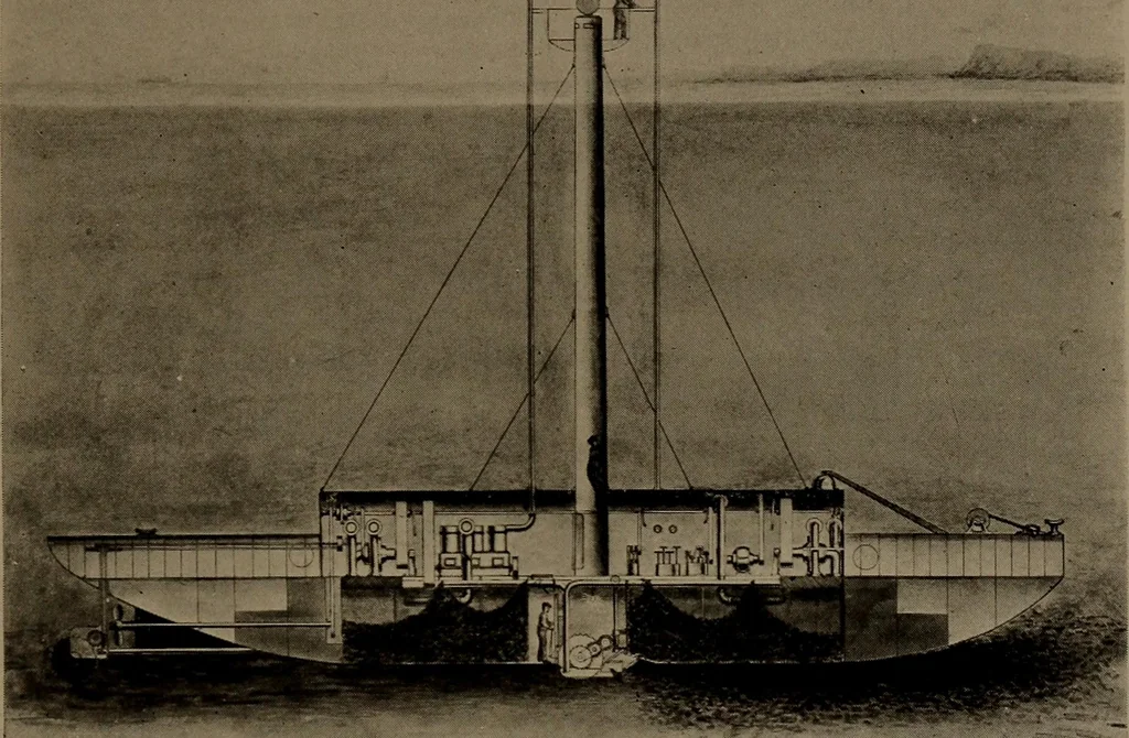 An illustration from The submarine in war and peace; its developments and its possibilities, 1918, leaf 386