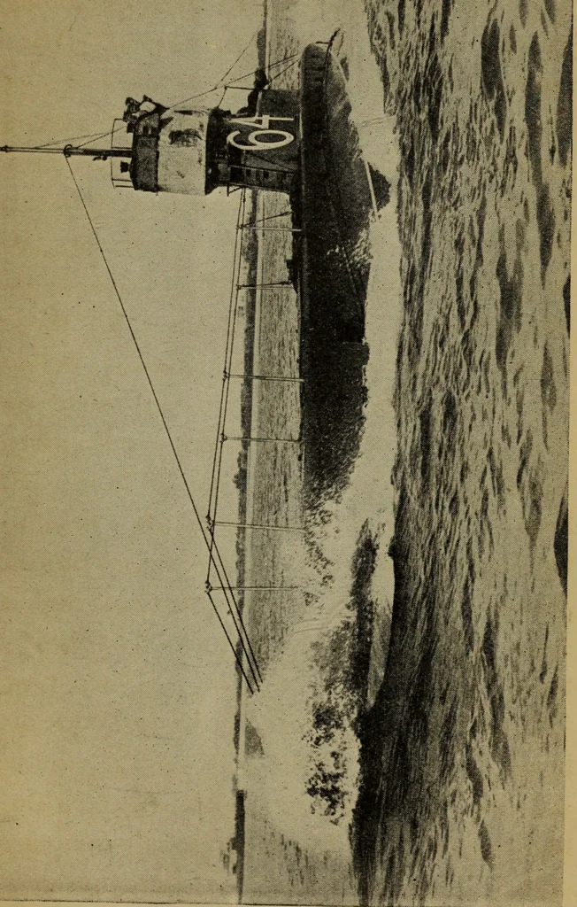 An illustration from Submarines, mines and torpedoes in the war, 1914, leaf 82