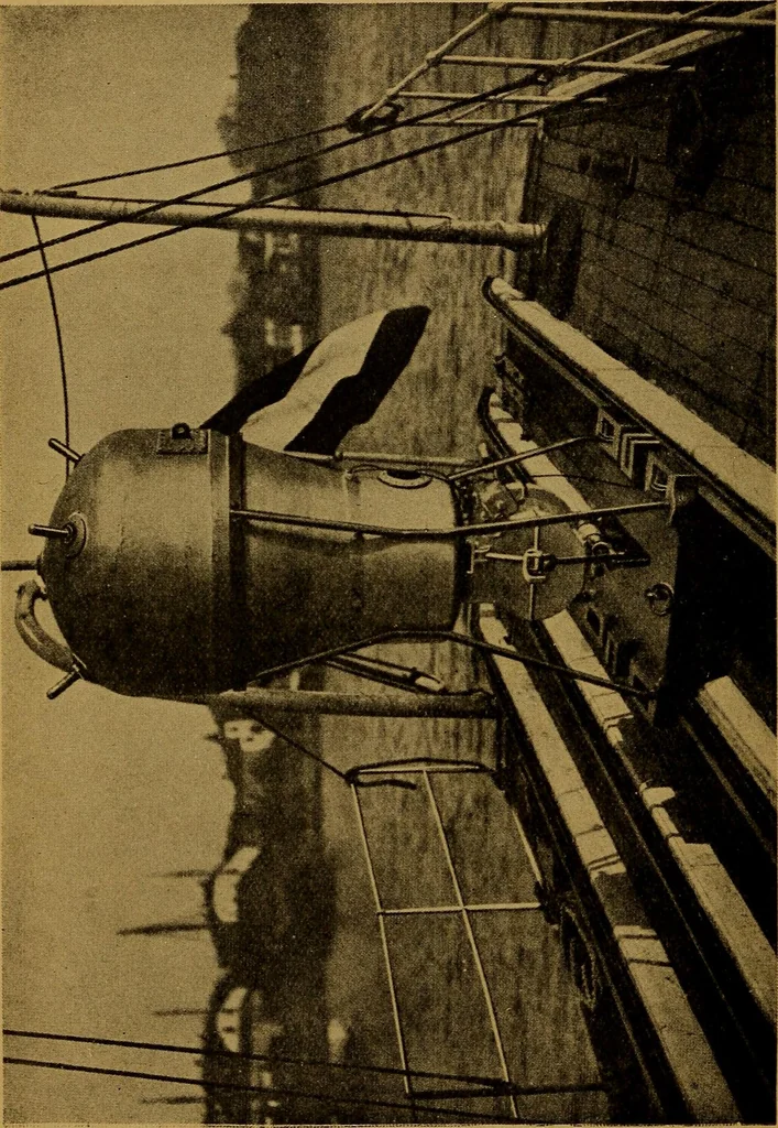 An illustration from Submarines, mines and torpedoes in the war, 1914, leaf 187