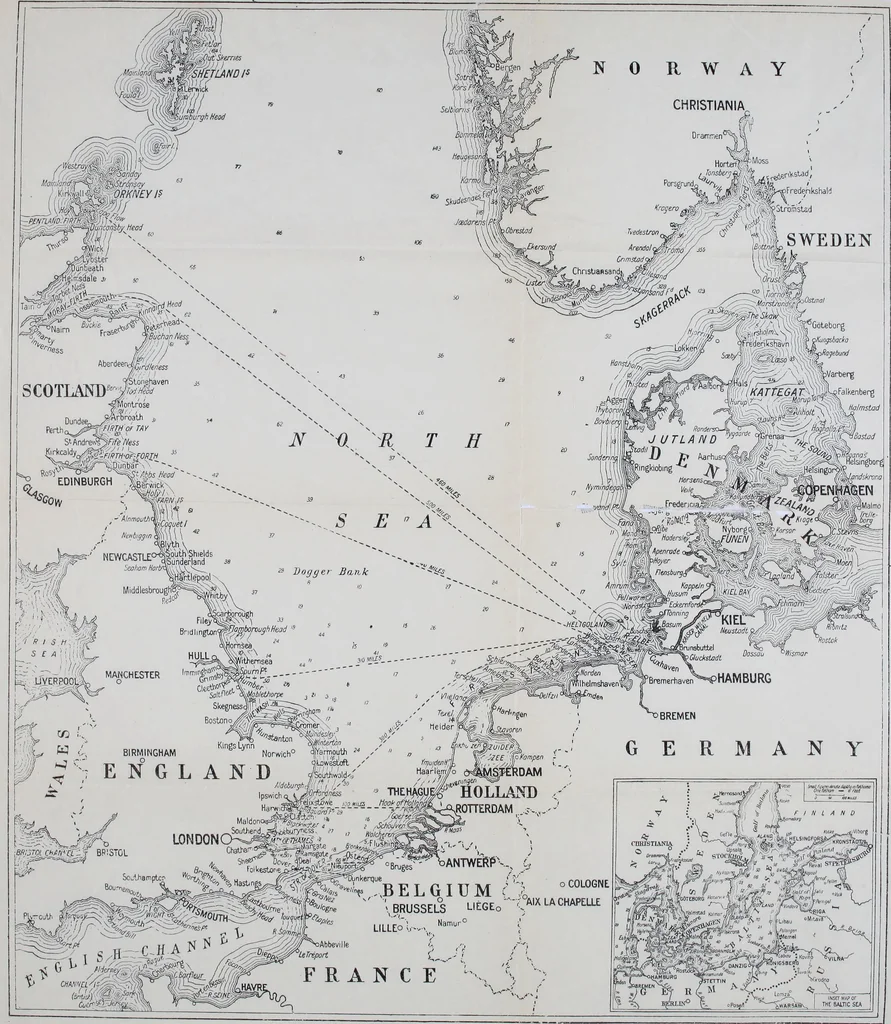 An illustration from Submarines, mines and torpedoes in the war, 1914, leaf 20