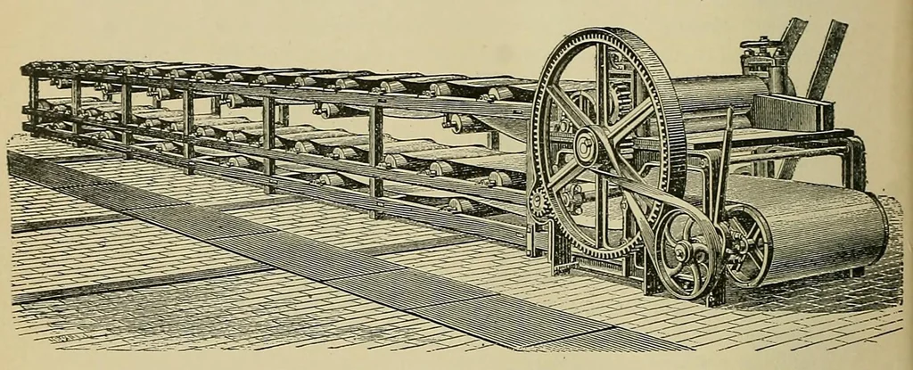 An illustration from Submarine telegraphs; their history, construction, and working. Founded in part on Wèunschendorff's 'Traitâe de tâelegraphie sous-marine' and compiled from authoritative and exclusive sources, 1898, leaf 384