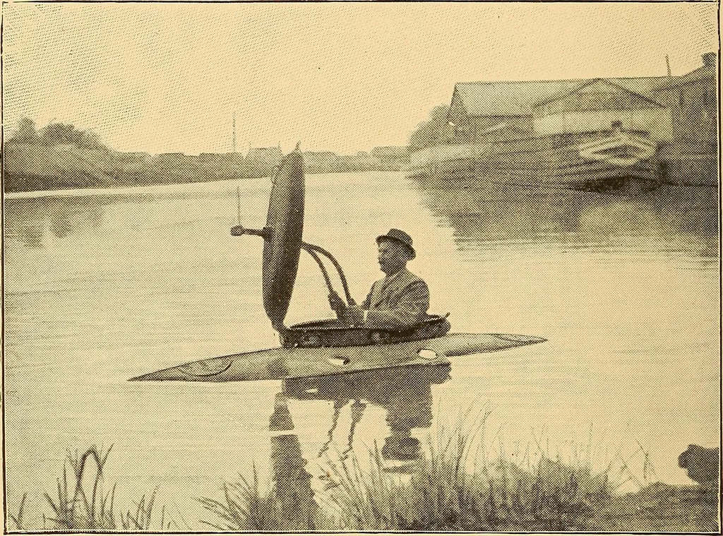 An illustration from Submarine warfare, past, present and future, 1902, leaf 103