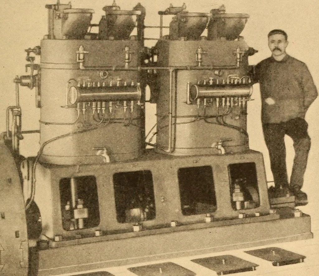 An illustration from Submarine warfare, past, present and future, 1902, leaf 118