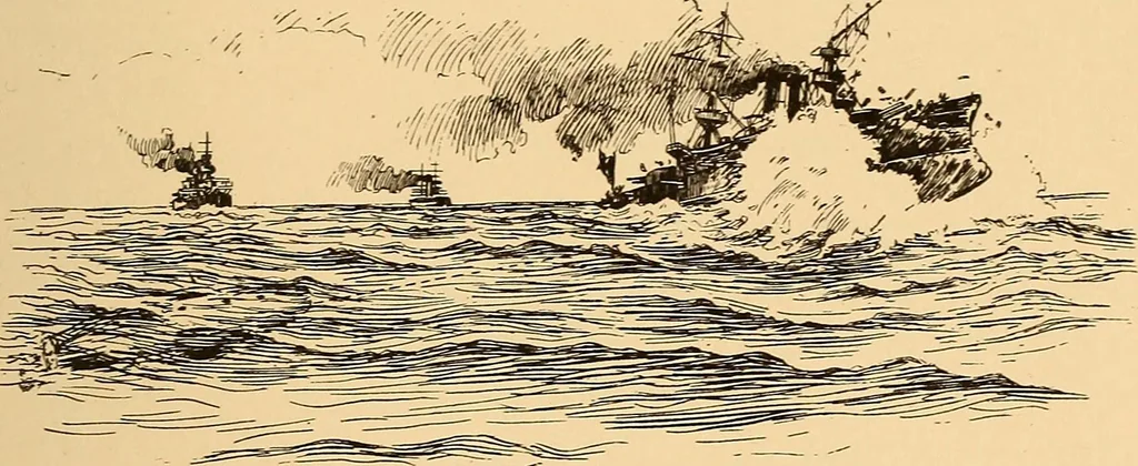 An illustration from Submarine warfare, past, present and future, 1902, leaf 154