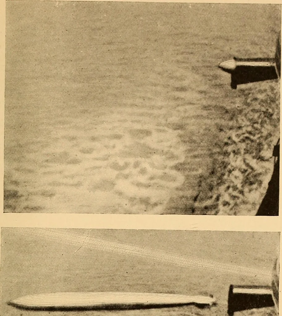 An illustration from Submarine warfare, past, present and future, 1902, leaf 258