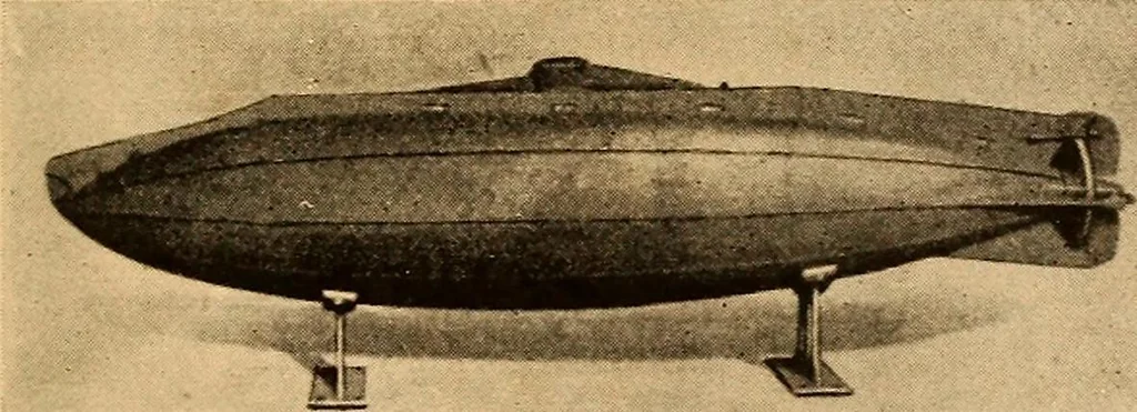 An illustration from Submarine warfare, past, present and future, 1902, leaf 8
