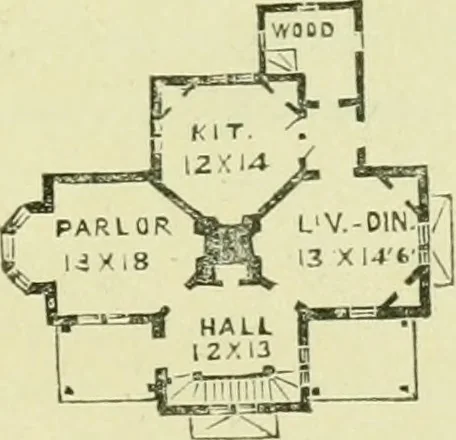 An illustration from Suburban homes for city business men. A description of the country, with a statement of the inducements offered on the life of the Erie railway, 1867, leaf 62