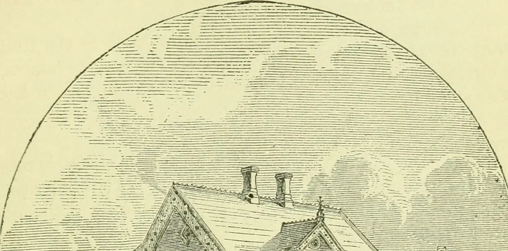 An illustration from Suburban homes for city business men. A description of the country, with a statement of the inducements offered on the life of the Erie railway, 1867, leaf 92