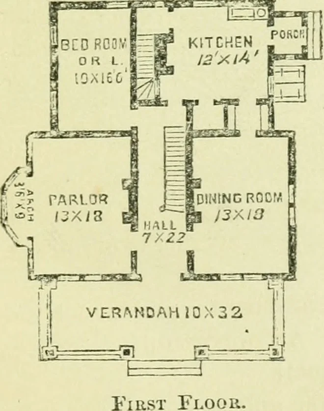 An illustration from Suburban homes for city business men. A description of the country, with a statement of the inducements offered on the life of the Erie railway, 1867, leaf 92