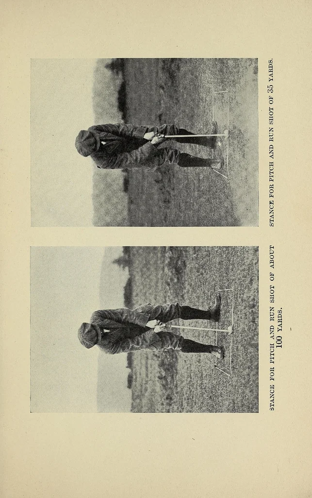An illustration from Success at golf, 1914, leaf 117
