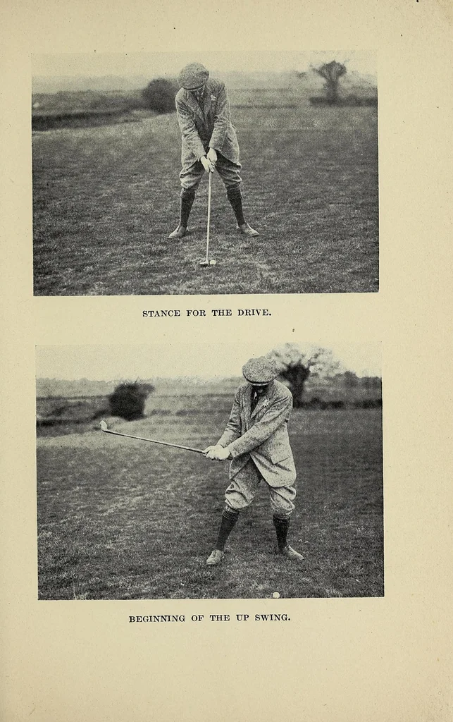An illustration from Success at golf, 1914, leaf 39