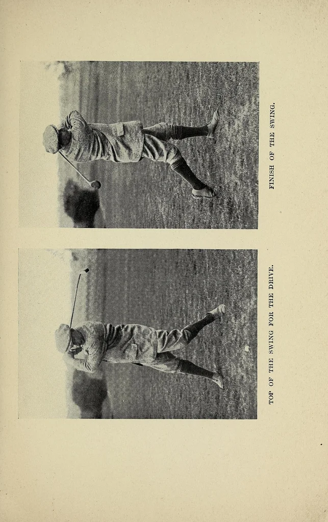 An illustration from Success at golf, 1914, leaf 47
