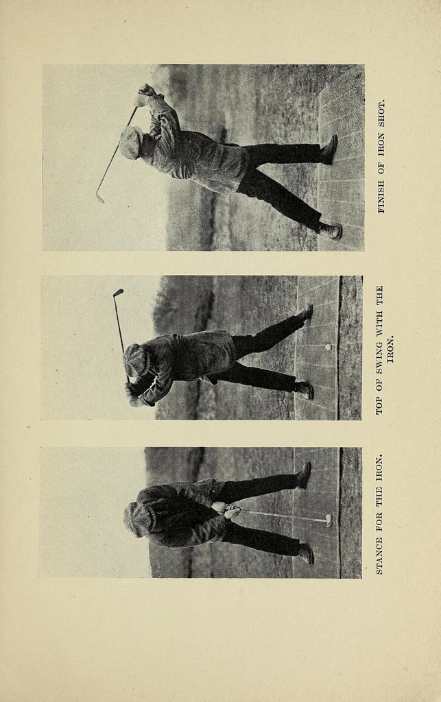 An illustration from Success at golf, 1914, leaf 71