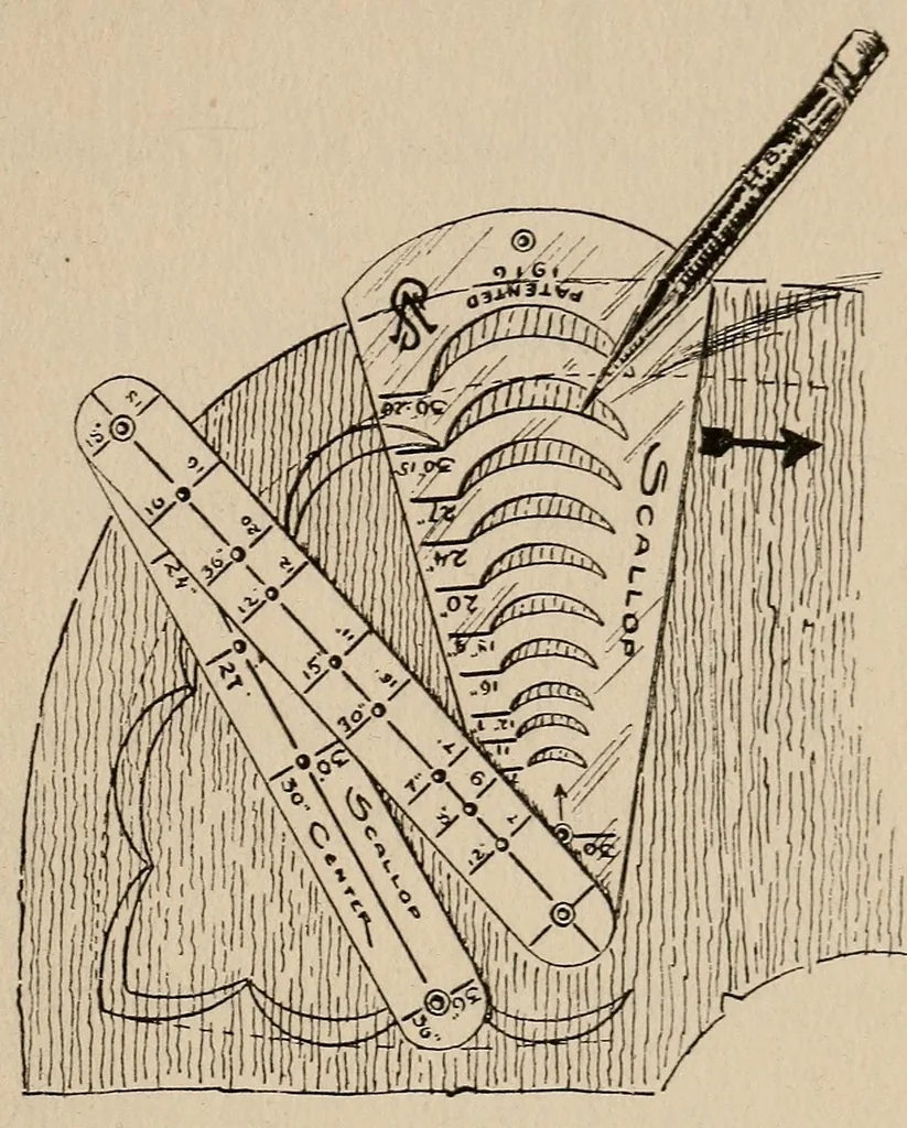 An illustration from The successful embroidery shop : a book that deals with art needlework as a business, 1917, leaf 173