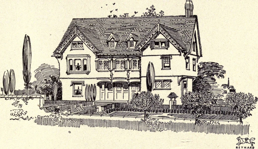 An illustration from Successful houses, 1906, leaf 174