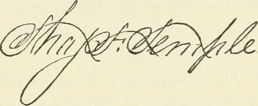 An illustration from Suffolk deeds, 1653, leaf 80