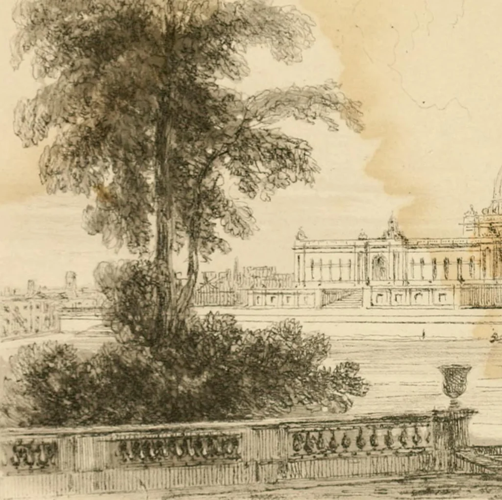 An illustration from Suggestions for the architectural improvement of the western part of London, 1834, leaf 132
