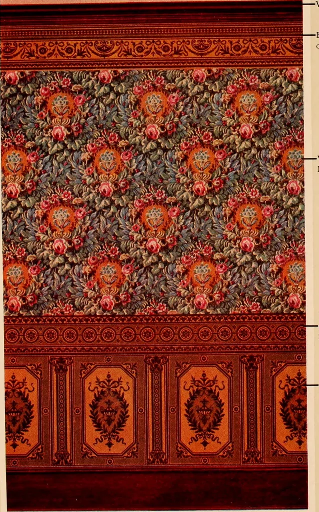 An illustration from Suggestions for modern interior decoration / Henry Bosch Company., 1906, leaf 13
