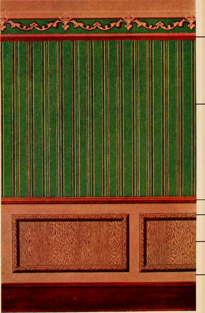 An illustration from Suggestions for modern interior decoration / Henry Bosch Company., 1906, leaf 13