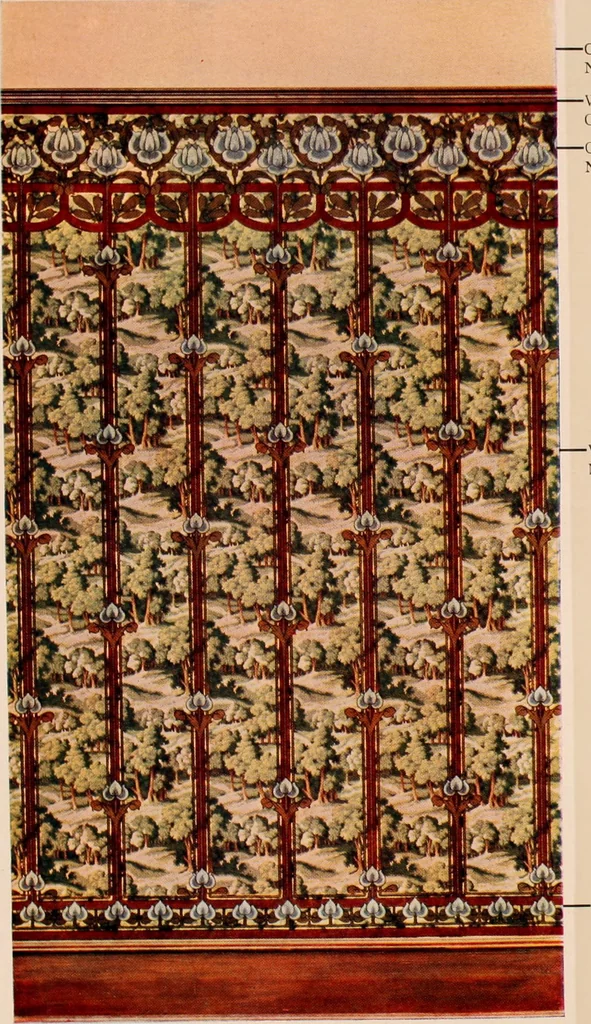 An illustration from Suggestions for modern interior decoration / Henry Bosch Company., 1906, leaf 21