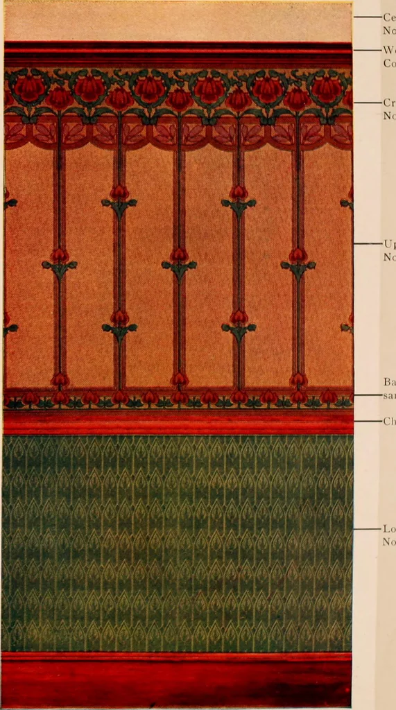 An illustration from Suggestions for modern interior decoration / Henry Bosch Company., 1906, leaf 25