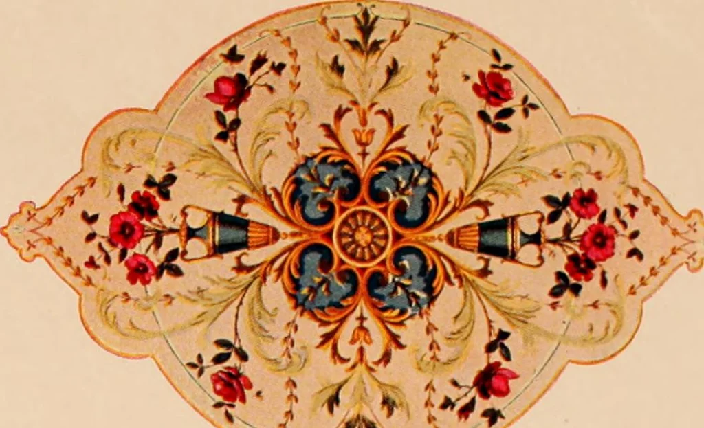 An illustration from Suggestions for modern interior decoration / Henry Bosch Company., 1906, leaf 47