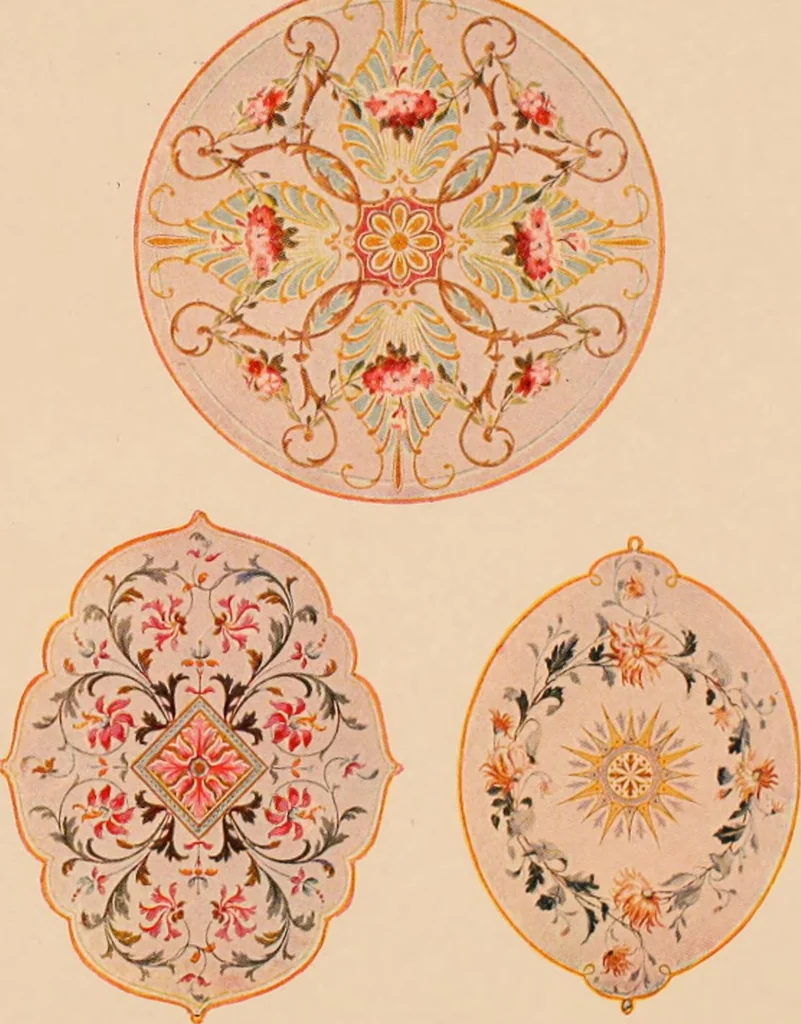An illustration from Suggestions for modern interior decoration / Henry Bosch Company., 1906, leaf 47