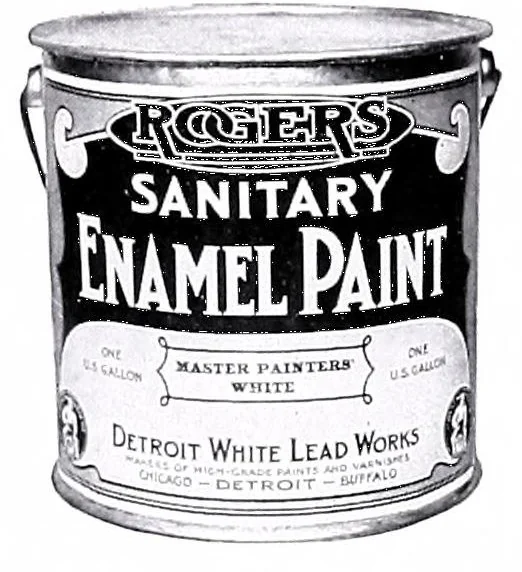 An illustration from Suggestions for practical and artistic home construction : Rogers paints & varnishes., 1918, leaf 19