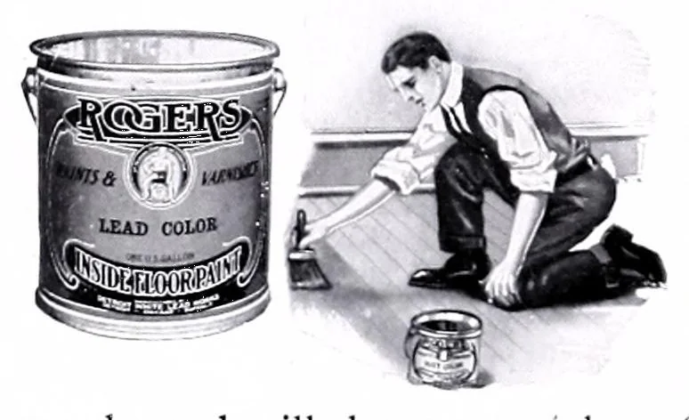 An illustration from Suggestions for practical and artistic home decoration : compliments of C.H. Rood, Inc., 1918, leaf 16