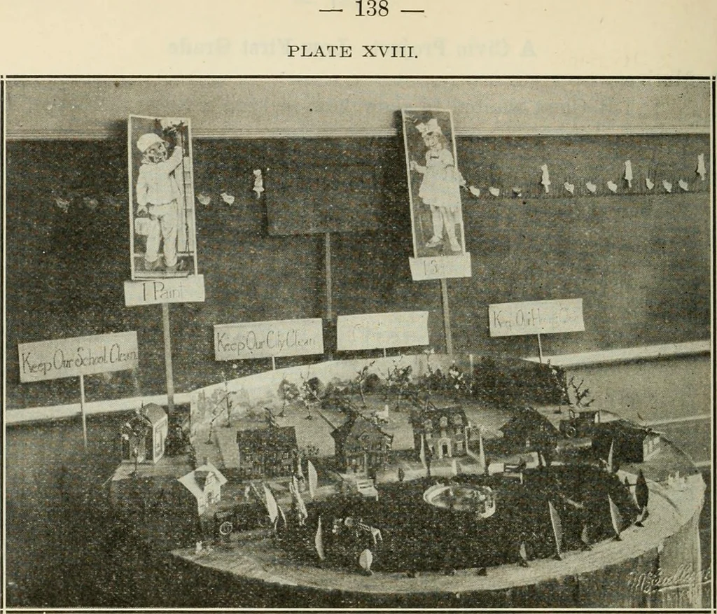 An illustration from A suggestive state course of study for kindergarten-primary grades, submitted at the request of the county and city superintendents of schools, 1922, leaf 147