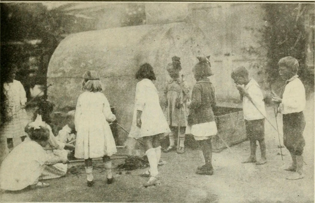 An illustration from A suggestive state course of study for kindergarten-primary grades, submitted at the request of the county and city superintendents of schools, 1922, leaf 46