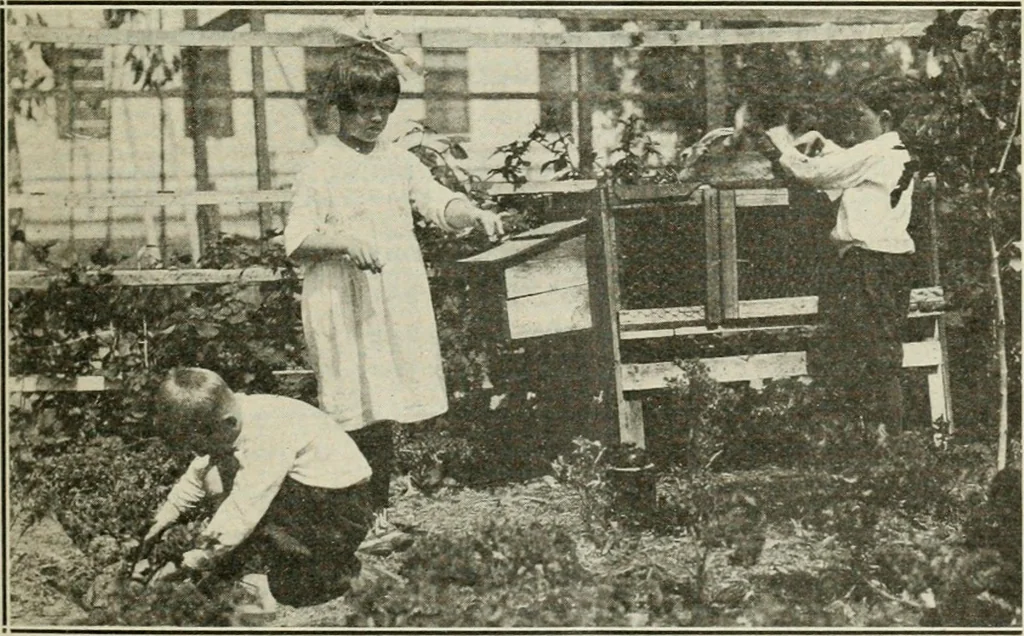 An illustration from A suggestive state course of study for kindergarten-primary grades, submitted at the request of the county and city superintendents of schools, 1922, leaf 50