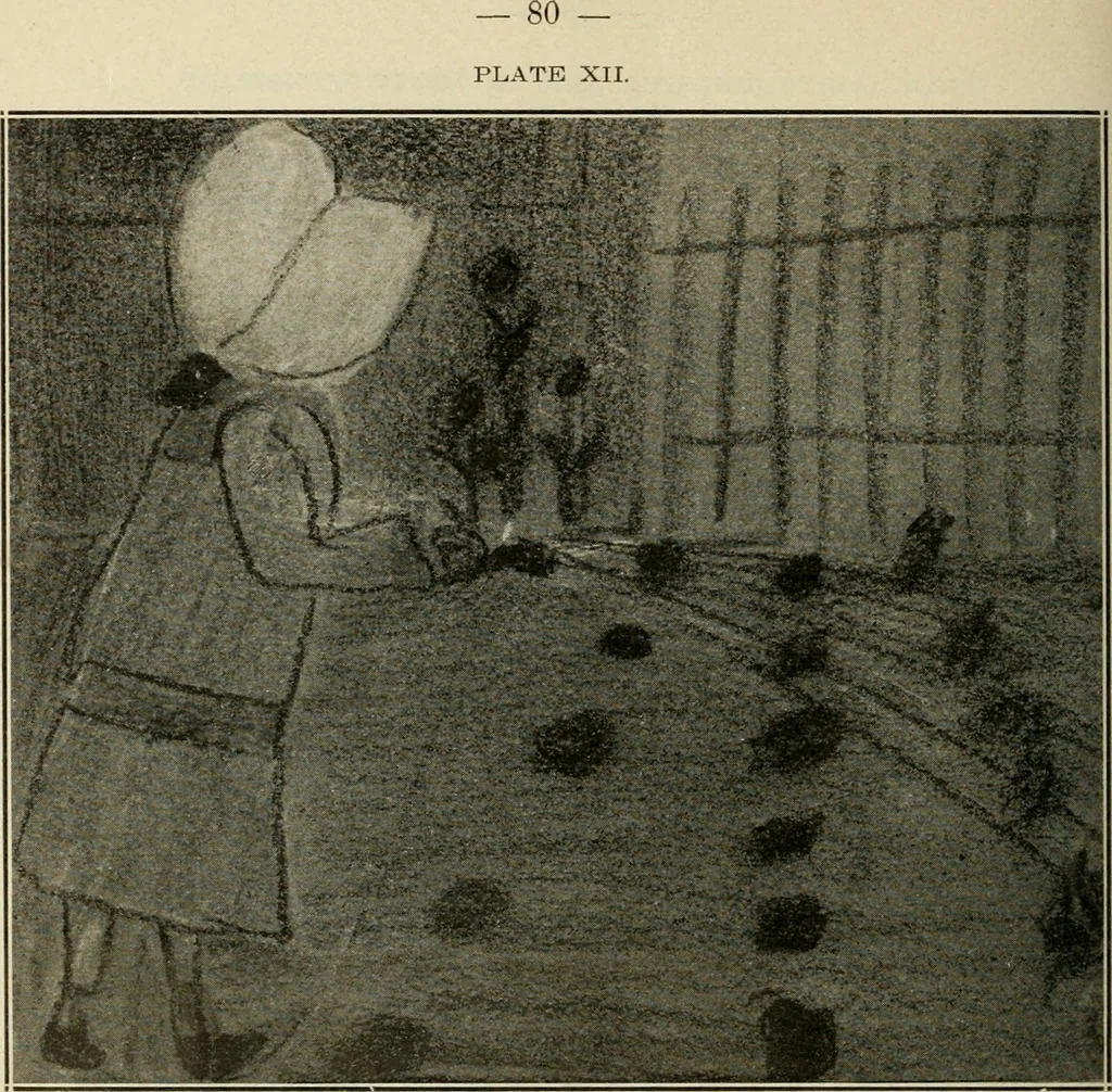 An illustration from A suggestive state course of study for kindergarten-primary grades, submitted at the request of the county and city superintendents of schools, 1922, leaf 89