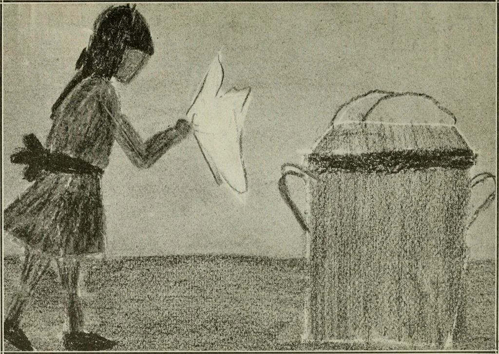 An illustration from A suggestive state course of study for kindergarten-primary grades, submitted at the request of the county and city superintendents of schools, 1922, leaf 90